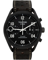 schwarze Uhr von Tom Ford