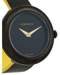 schwarze Uhr von Versace