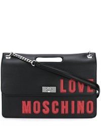 schwarze Umhängetasche von Love Moschino