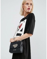 schwarze Umhängetasche von Love Moschino