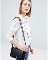 schwarze Umhängetasche von Asos