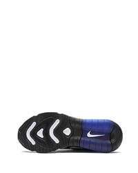 schwarze und blaue Sportschuhe von Nike