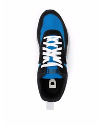 schwarze und blaue Sportschuhe von Diesel