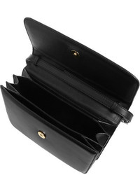 schwarze und goldene Leder Clutch von M2Malletier