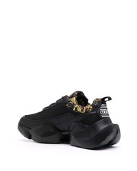 schwarze und goldene Sportschuhe von VERSACE JEANS COUTURE