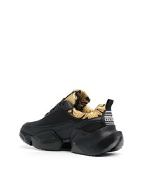 schwarze und goldene Sportschuhe von VERSACE JEANS COUTURE