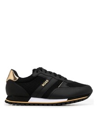 schwarze und goldene Sportschuhe von Hugo