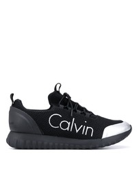 schwarze und silberne Sportschuhe von Calvin Klein