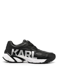 schwarze und silberne Sportschuhe von Karl Lagerfeld