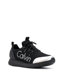 schwarze und silberne Sportschuhe von Calvin Klein