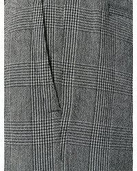 schwarze und weiße Anzughose mit Karomuster von Paul Smith