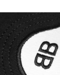 schwarze und weiße Baseballkappe von Balenciaga