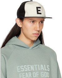 schwarze und weiße Baseballkappe von Essentials