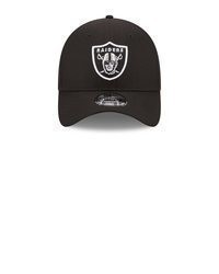 schwarze und weiße bedruckte Baseballkappe von New Era