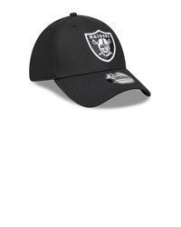 schwarze und weiße bedruckte Baseballkappe von New Era