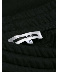 schwarze und weiße bedruckte Jogginghose von McQ Alexander McQueen