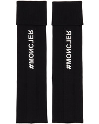 schwarze und weiße bedruckte Socken von MONCLER GRENOBLE