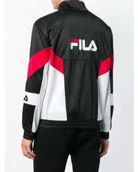 schwarze und weiße Bomberjacke von Fila