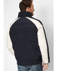 schwarze und weiße Daunenjacke von S4 JACKETS