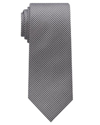 schwarze und weiße gepunktete Krawatte von Eterna