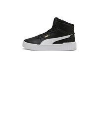 schwarze und weiße hohe Sneakers aus Leder von Puma