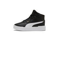 schwarze und weiße hohe Sneakers aus Leder von Puma