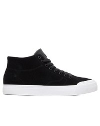 schwarze und weiße hohe Sneakers aus Wildleder von DC Shoes