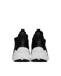 schwarze und weiße hohe Sneakers von McQ Alexander McQueen