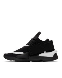 schwarze und weiße hohe Sneakers von Y-3