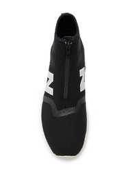 schwarze und weiße hohe Sneakers von New Balance