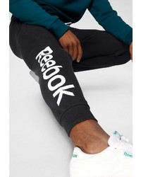 schwarze und weiße Jogginghose von Reebok