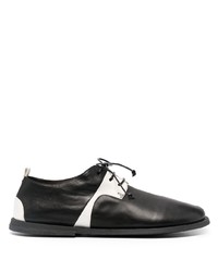 schwarze und weiße Leder Derby Schuhe von Marsèll