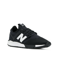 schwarze und weiße niedrige Sneakers von New Balance