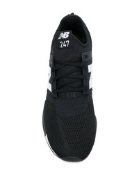 schwarze und weiße niedrige Sneakers von New Balance