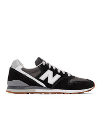 schwarze und weiße niedrige Sneakers von New Balance