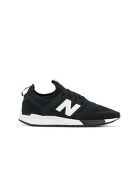 schwarze und weiße niedrige Sneakers von New Balance