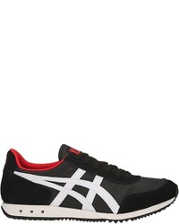 schwarze und weiße niedrige Sneakers von Onitsuka Tiger