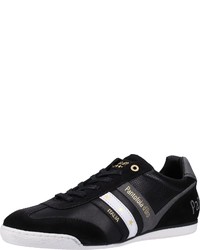 schwarze und weiße niedrige Sneakers von Pantofola D'oro