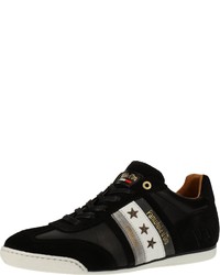 schwarze und weiße niedrige Sneakers von Pantofola D'oro