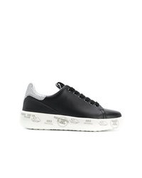 schwarze und weiße niedrige Sneakers von Premiata