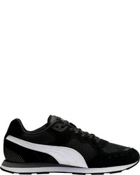 schwarze und weiße niedrige Sneakers von Puma