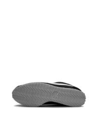 schwarze und weiße Segeltuch niedrige Sneakers von Nike
