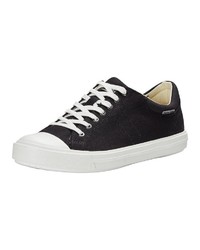 schwarze und weiße Segeltuch niedrige Sneakers von Jack & Jones