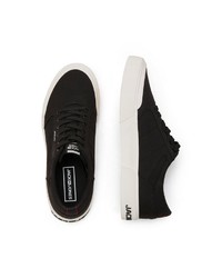 schwarze und weiße Segeltuch niedrige Sneakers von Jack & Jones