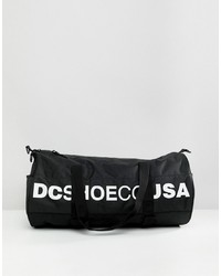 schwarze und weiße Segeltuch Sporttasche von DC Shoes