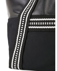 schwarze und weiße Shopper Tasche aus Leder von Proenza Schouler