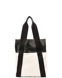 schwarze und weiße Shopper Tasche aus Leder von Proenza Schouler