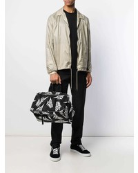 schwarze und weiße Shopper Tasche aus Leder von Givenchy