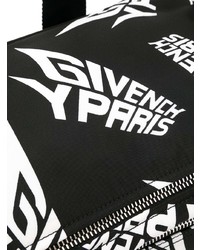 schwarze und weiße Shopper Tasche aus Leder von Givenchy
