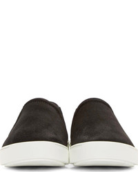 schwarze und weiße Slip-On Sneakers von Rag and Bone